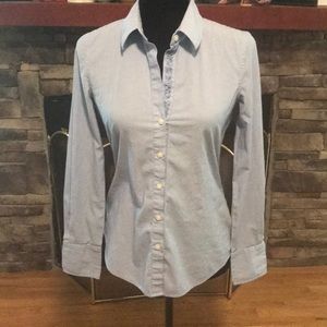 Pinstripe Dress Blouse